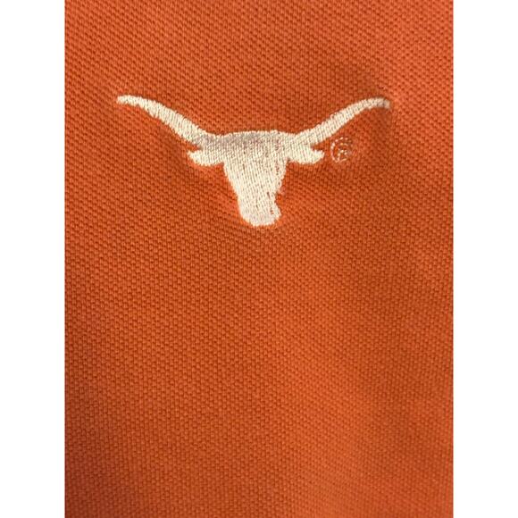 Vintage Texas Longhorns Polo Short Sleeve Shirt.  Size Medium - Picture 4 of 7
